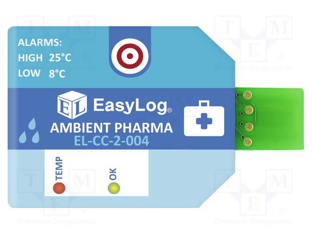 Data logger; temperature,humidity; ±0,3°C; ±2%; Temp: -30÷70°C