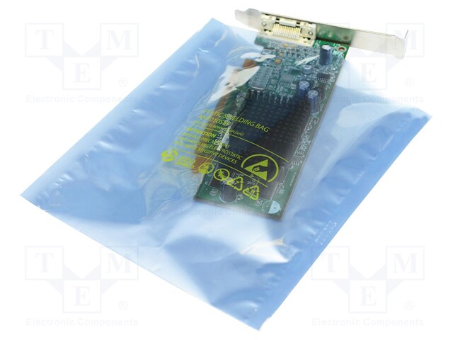Protection bag; ESD; L: 610mm; W: 457mm; D: 75um; 100pcs; <100GΩ