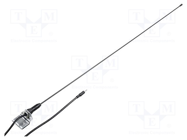 Antenna; mast; 0.7m; AM,FM; 1.9m; Rod inclination: constant