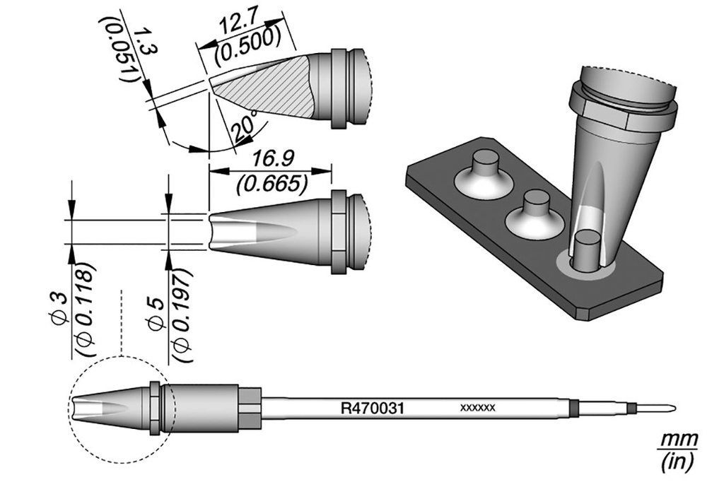 Tip; special; 3mm