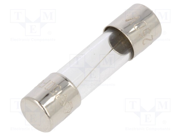 Fuse: fuse; 3.15A; 250VAC; glass; 20x5.2mm; brass; bulk