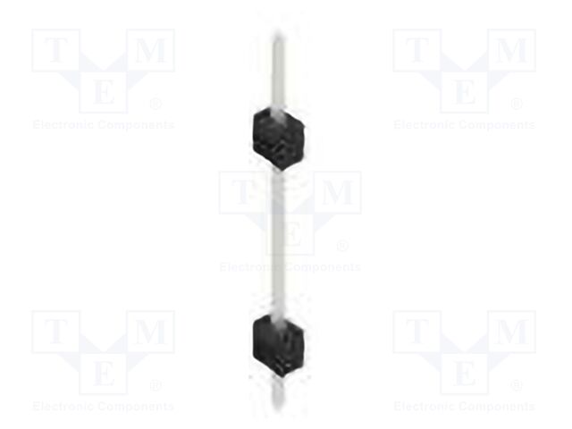 Connector: pin strips; pin header; male; PIN: 1; 2.54mm; THT; 1x1