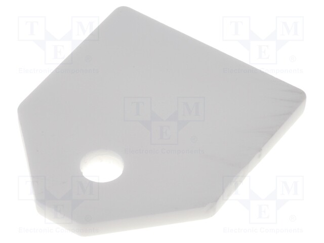 Heat transfer pad: ceramic; TO3P; L: 17.5mm; W: 20.5mm; D: 1.5mm