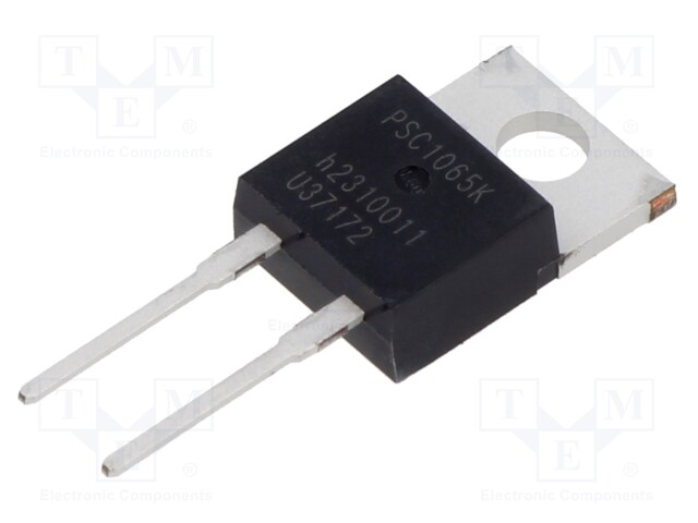 Diode: Schottky rectifying; SiC; THT; 650V; 10A; TO220-2; tube