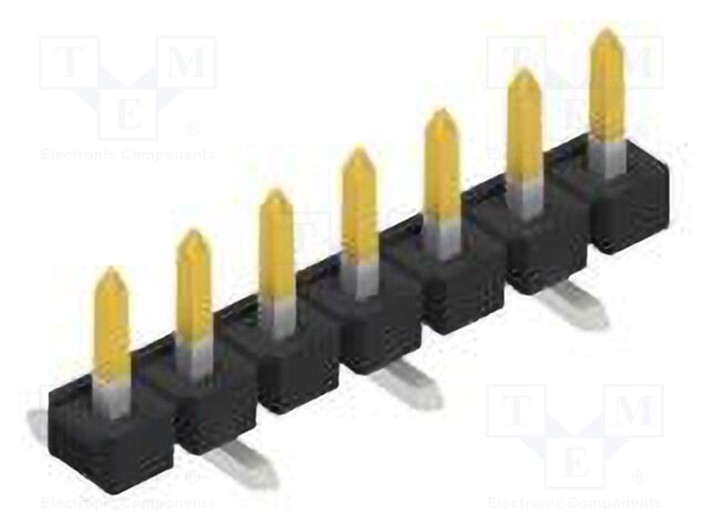 Connector: pin strips; pin header; male; PIN: 7; 2.54mm; SMT; 1x7