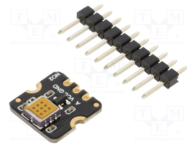 Sensor: gas level; nitrogen dioxide (NO2); 3.3÷5VDC; 13x13x2.5mm