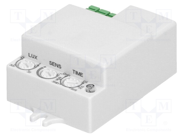 Microwave motion detector; wall mount; 230VAC; IP20; -20÷50°C