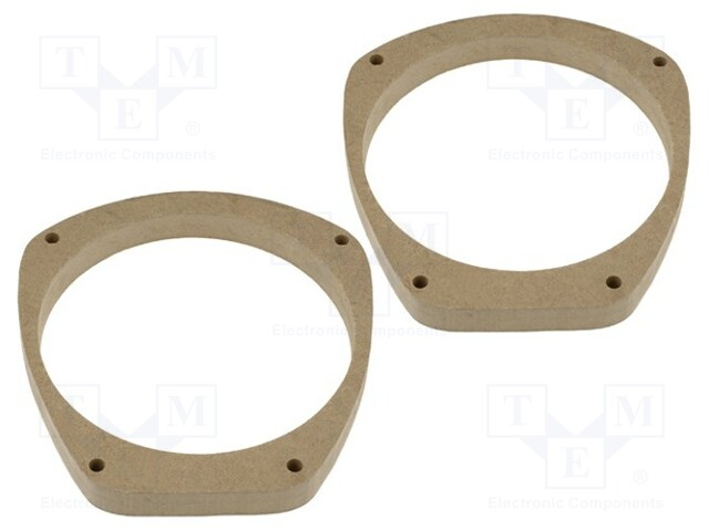 Spacer ring; MDF; 165mm; Honda; impregnated,varnished