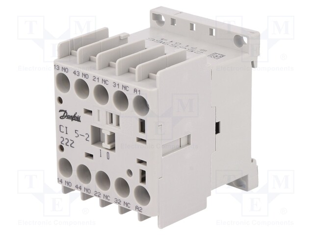 Contactor: 4-pole; Auxiliary contacts: NC x2,NO x2; 24VDC; 10A