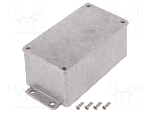 Enclosure: multipurpose; X: 64mm; Y: 115mm; Z: 55mm; aluminium; IP54