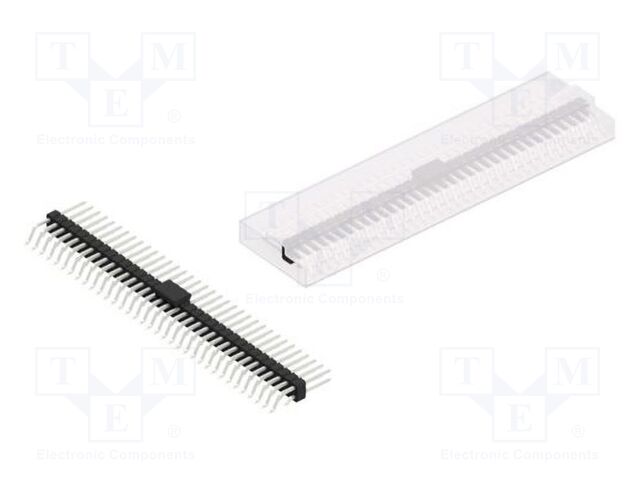 Connector: pin strips; pin header; male; PIN: 70; 2.54mm; SMT; 2x35