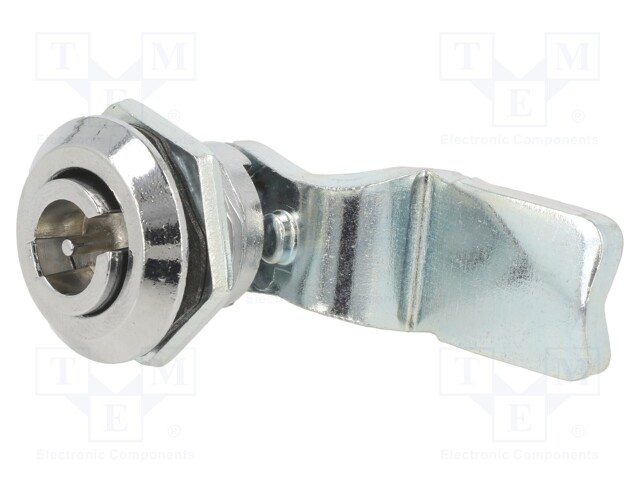 Lock; cast zinc; 30mm; Kind of insert bolt: double-bit insert