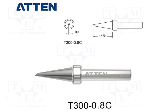Tip; hoof; 0.8mm; for  soldering iron; SP-H090,ST-9003D