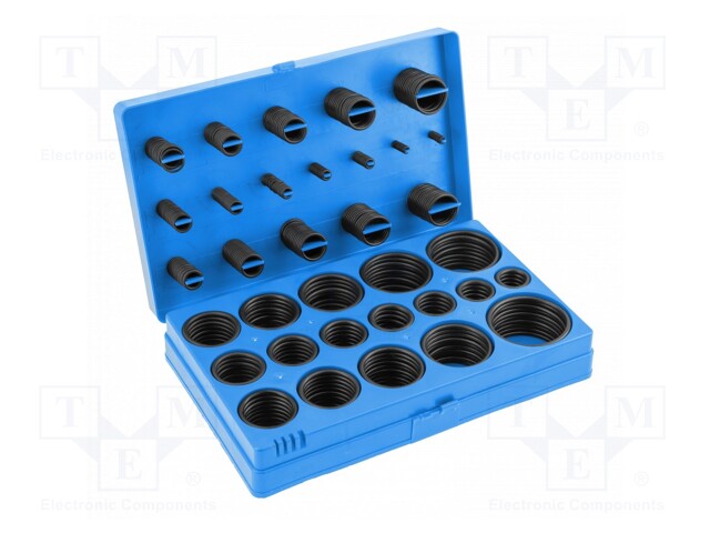 O-ring set; NBR rubber; 419pcs.