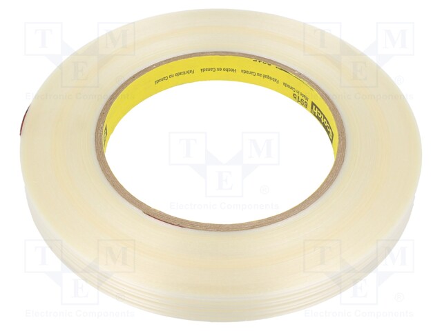Tape: fixing; W: 12mm; L: 55m; Thk: 0.15mm; synthetic rubber; 3%