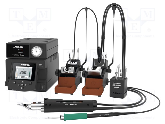 Soldering/desoldering station; digital,with push-buttons; 150W