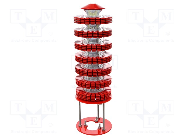Signaller: obstruction light; flashing light; 230VDC; 230VAC