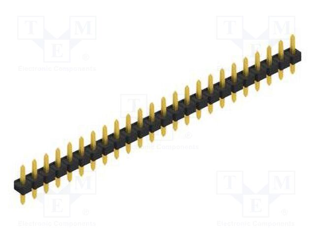 Connector: pin strips; pin header; male; PIN: 24; 2.54mm; THT; 1x24
