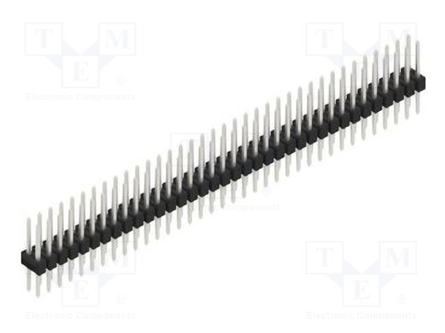 Connector: pin strips; pin header; male; PIN: 72; 2.54mm; THT; 2x36