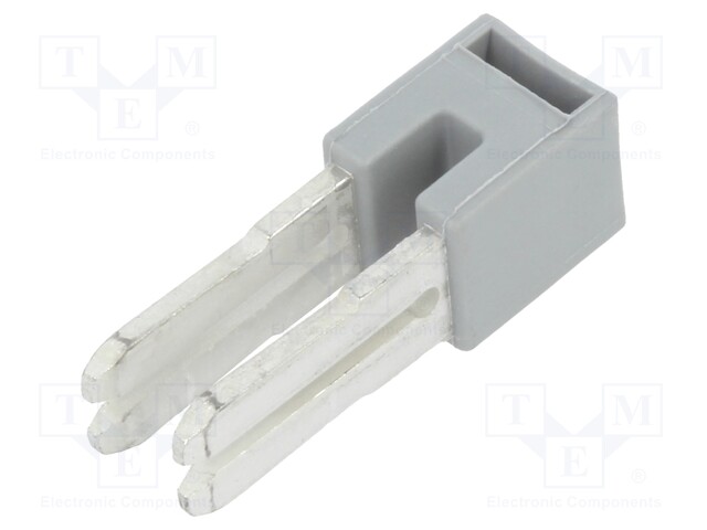 Comb bridge; ways: 1; terminals: 2; grey; 35A