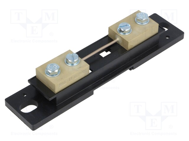 Current shunt; Class: 0,5; 10A; 60mV; Equipment: insulating base