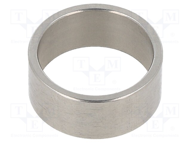 Spacer sleeve; 8mm; cylindrical; stainless steel; Out.diam: 19mm
