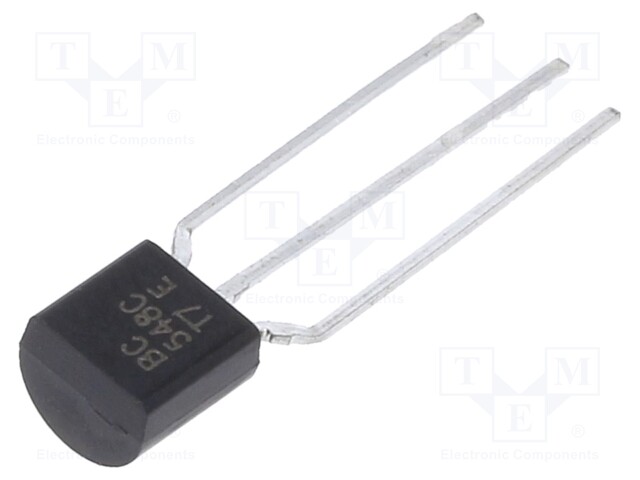 Transistor: NPN; bipolar; 30V; 0.1A; 500mW; TO92