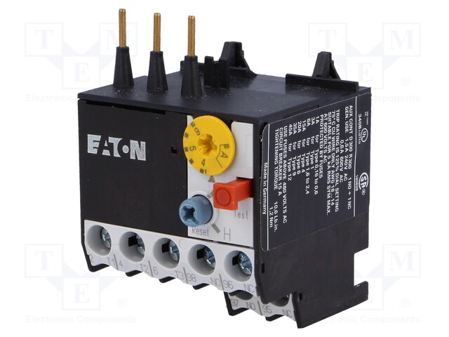 Thermal relay; Series: DILEEM,DILEM; Leads: screw terminals; 4÷6A