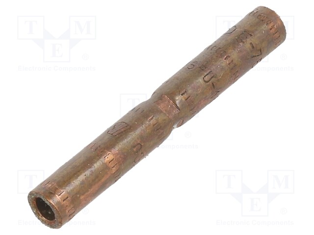 Tip: butt splice; non-insulated; copper; 16mm2; crimped; for cable