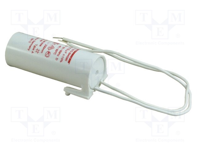 Capacitor: for discharge lamp; 12uF; 250VAC; ±10%; Ø30x95mm