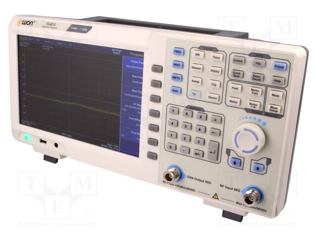 Spectrum analyzer; 9kHz÷1GHz; HDMI,LAN,USB; Resolution: 1Hz