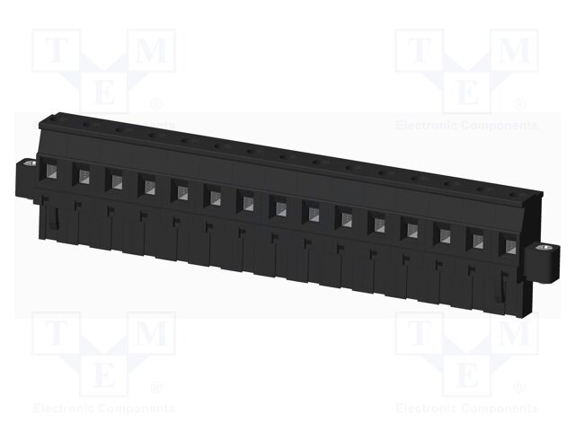 Connector: pluggable terminal block; plug; female; angled 90°