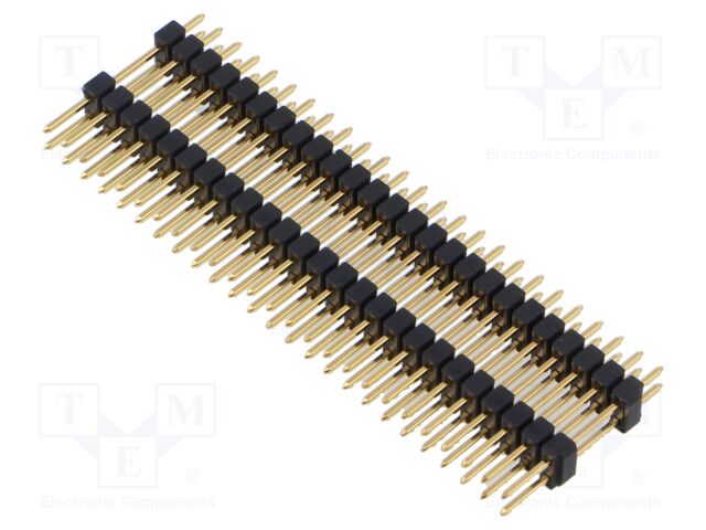 Connector: pin strips; pin header; male; PIN: 50; 2.54mm; THT; 2x25