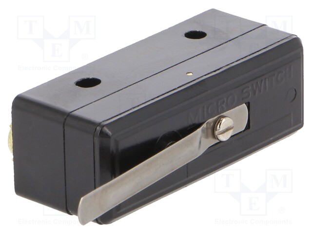Microswitch SNAP ACTION; precise operation,with lever; SPDT