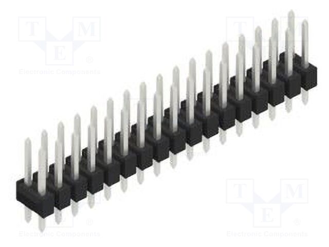 Connector: pin strips; pin header; male; PIN: 34; 2.54mm; THT; 2x17