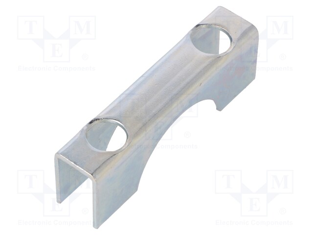 Mounting coupler; steel; zinc; Application: u-bolt