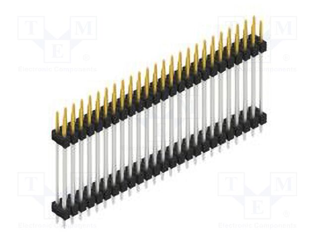 Connector: pin strips; pin header; male; PIN: 50; 2.54mm; THT; 2x25