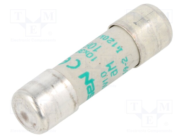 Fuse: fuse; aM; 10A; 500VAC; ceramic; 10x38mm