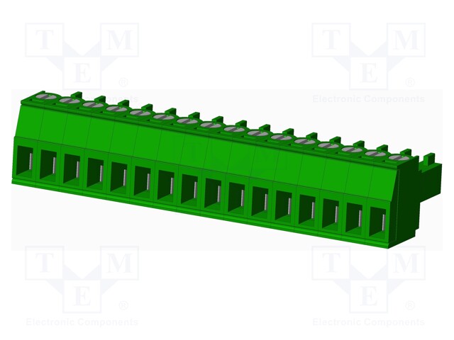 Connector: pluggable terminal block; plug; female; straight; 300V