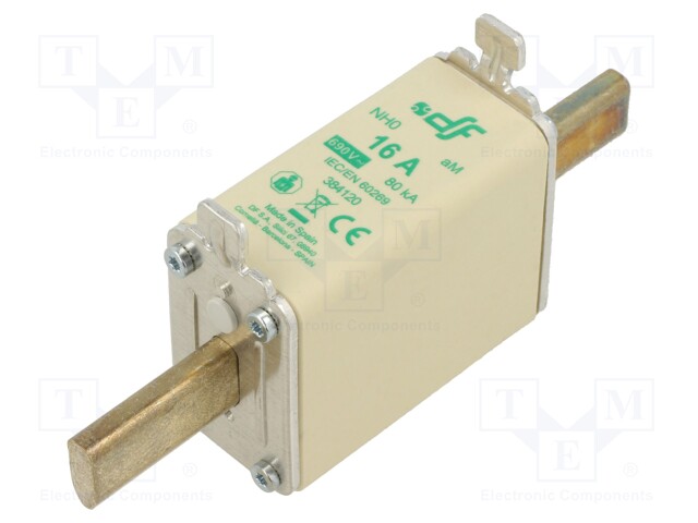Fuse: fuse; aM; 16A; 690VAC; NH0