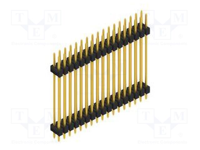 Connector: pin strips; pin header; male; PIN: 34; 2.54mm; THT; 2x17
