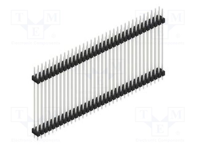Connector: pin strips; pin header; male; PIN: 68; 2.54mm; THT; 2x34