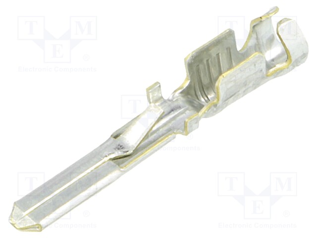 Contact; male; 1÷2.5mm2; JPT; tinned; crimped; for cable