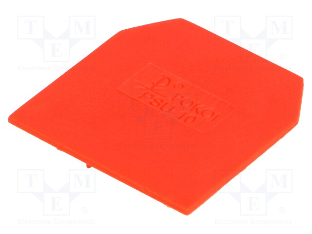 End/partition plate; Application: ZUG-G10,ZUG-G2.5,ZUG-G4; red