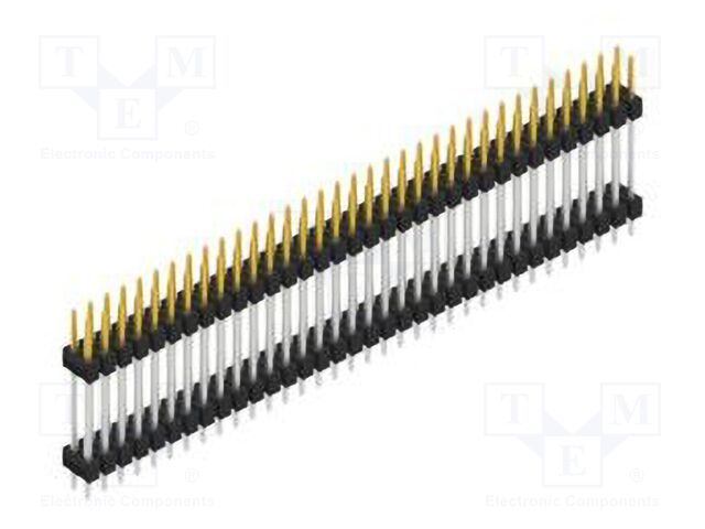 Connector: pin strips; pin header; male; PIN: 68; 2.54mm; THT; 2x34