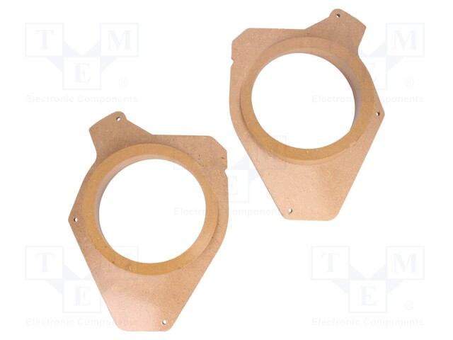 Spacer ring; MDF; 165mm; Peugeot; impregnated,varnished