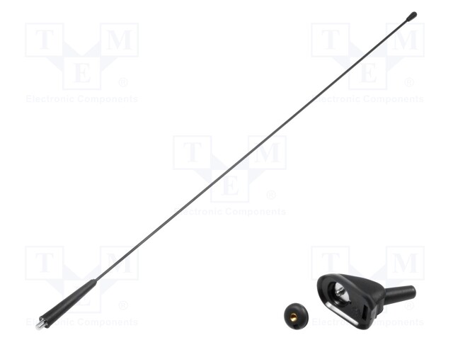 Antenna assembly; 0.536m; Rod inclination: constant