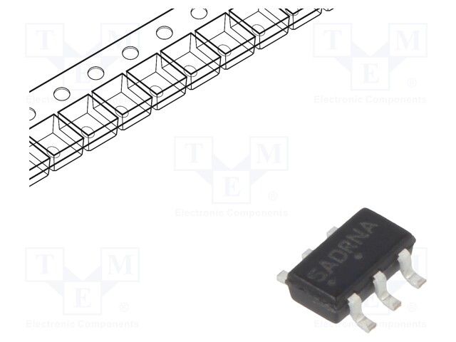 PWM Controller, Current Mode, up to 28 V Supply, 65/100 kHz, 500 mA Out, TSOP-6