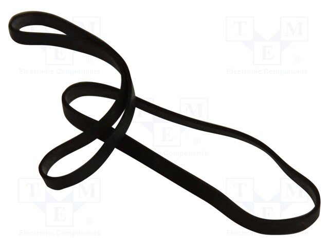 Rubber bands; ESD; Dim.(a x b x c): 76x3.2mm; Thk: 0.8mm; black