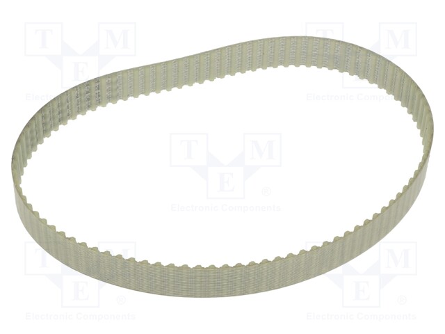 Timing belt; T5; W: 16mm; H: 2.2mm; Lw: 475mm; Tooth height: 1.2mm